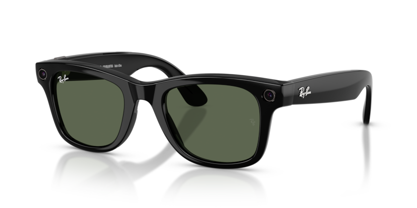 color:Negro lentes sol verde | Rayban Meta 0RW4012 | Negro lentes sol verde